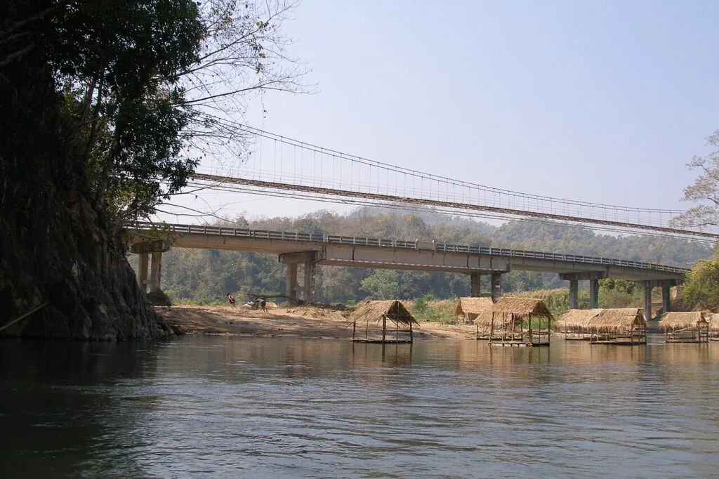 สะพานข้ามแม่น้ำปายในอำเภอปาย