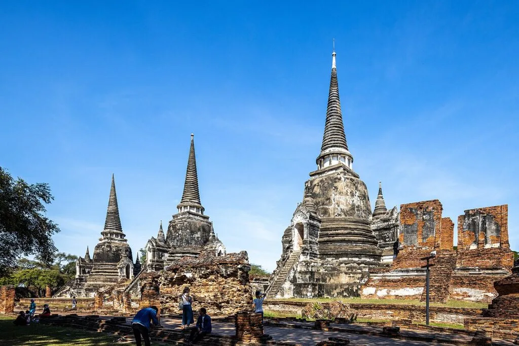 เจดีย์สามองค์วัดพระศรีสรรเพชญ์ในกรุงศรีอยุธยา